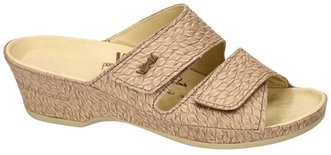 Vital -Dames - bruin licht - slippers & muiltjes - maat 39