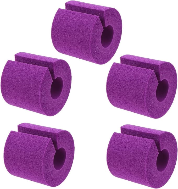 Foam Deurstoppers - Wandbeschermers - Bescherming tegen botsingen - Schokabsorberend schuim - 5 Stuks - Paars