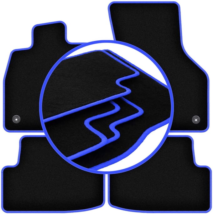 CARLUX-BLUE automatten voor: Volkswagen eGolf hatchback (2014-2019)