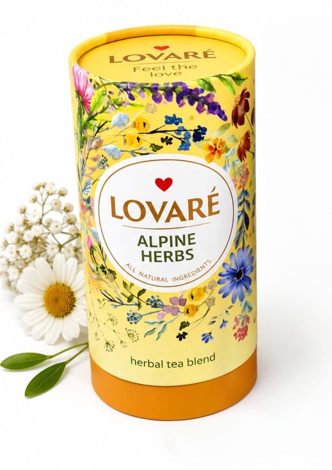 Lovaré Alpine Herbs – Premium Losse Kruidenthee met Alpenkruiden | 80g