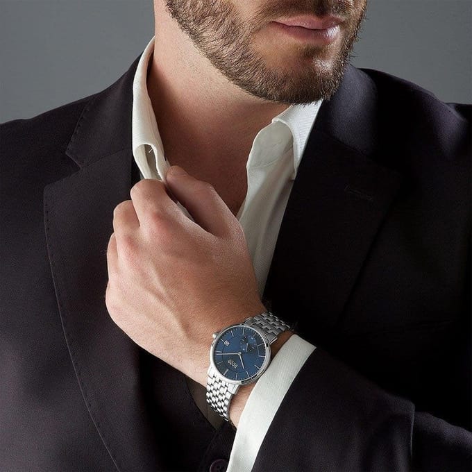 Hugo Boss 1513642 Corporal Herenhorloge 40 blauw