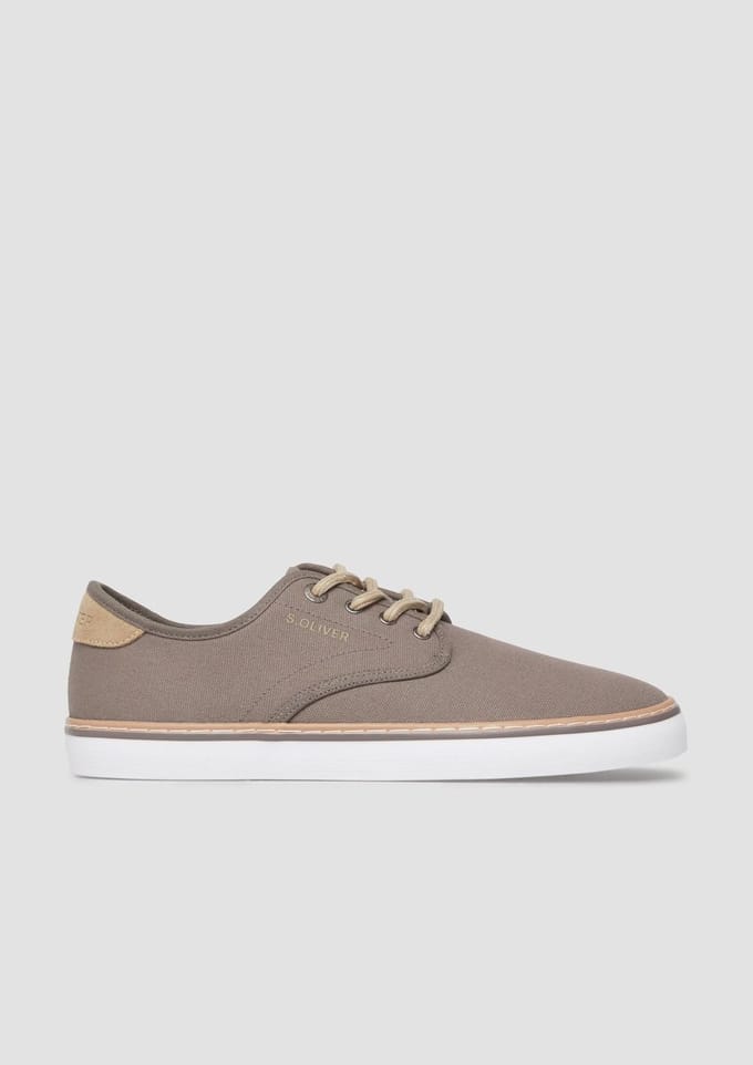 Sneakers van textiel met veters casual design s.Oliver