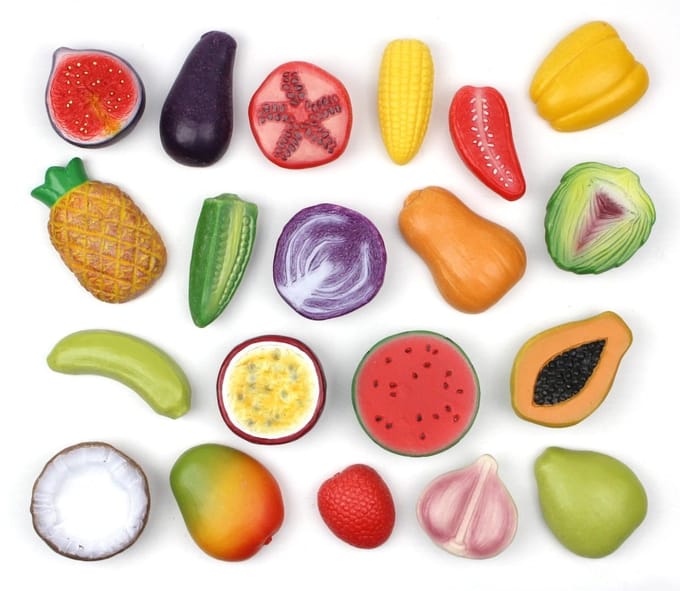 Yellow Door Sensory Play Stenen World Kitchen Fruit & Groente