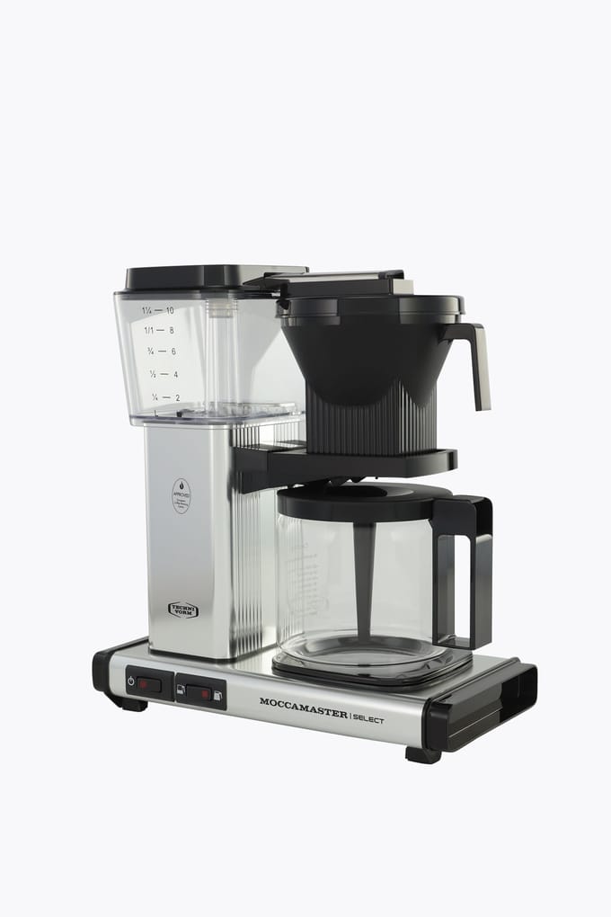 Moccamaster KBG Select - Filterkoffiezetapparaat - Polished Silver - 5 jaar garantie