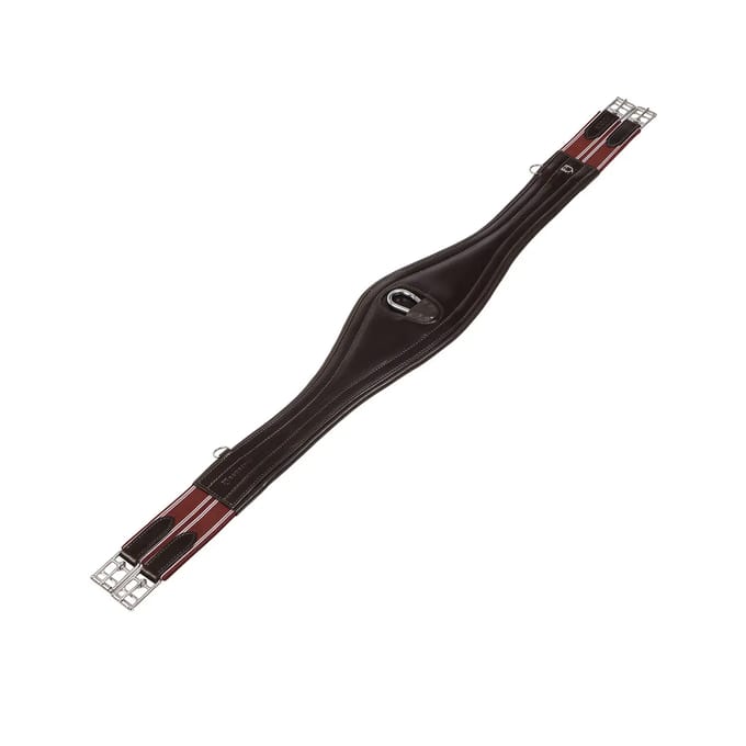 Leren springband met elastieken Equestro