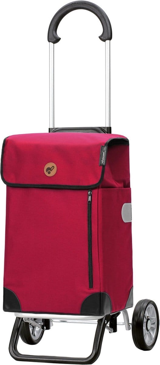 Andersen SHOPPER MANUFAKTUR Boodschappentrolley Scala Shopper Plus Weda 36L Red Rood 103cm