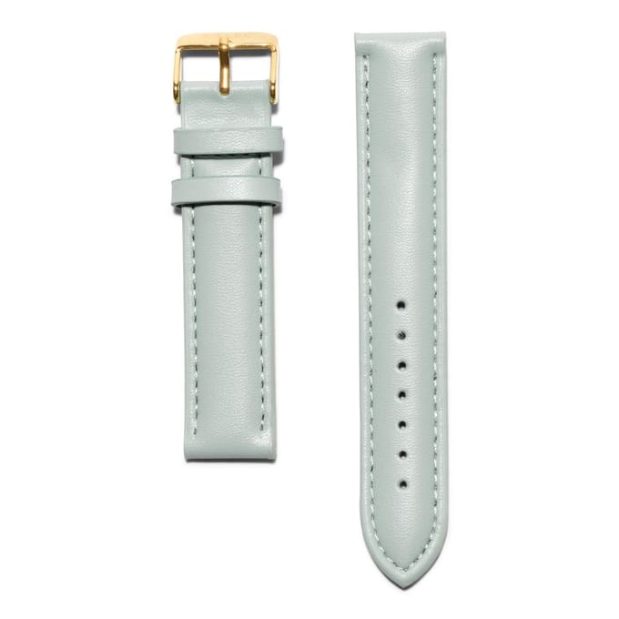 KRAEK Mint Goud - horlogebandje met quick release - 18 mm bandje - Easy click