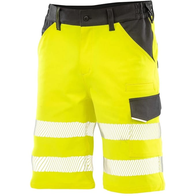 Result Gerecyclede Dynamische Stretch Shorts voor Heren 3XL yellow