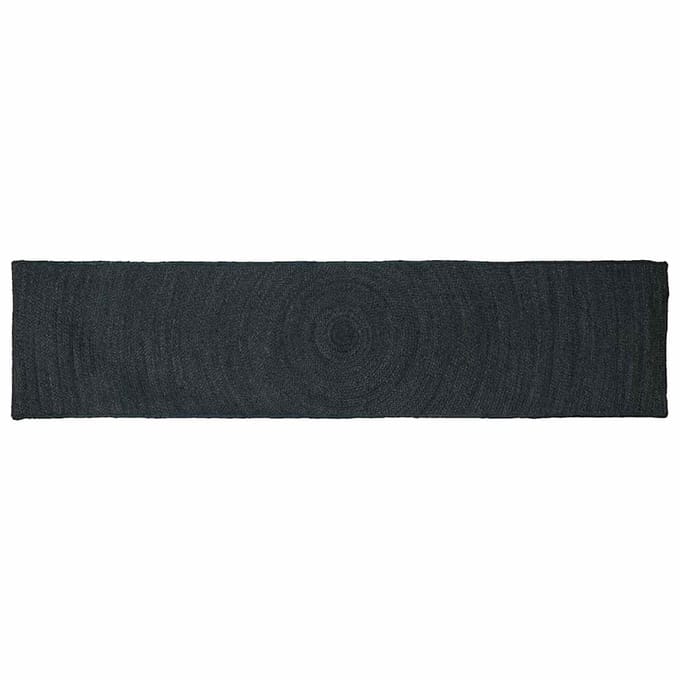 vidaXL - Vloerkleden - Donkergrijs - 60 - x - 250 - cm - Jute