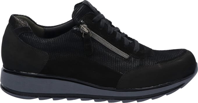 Durea sneaker art. 6263 685 9837 H leest zwart maat