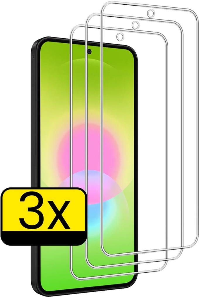 Screenprotector - Geschikt voor Samsung Galaxy A27 - 3 Stuks - Extra Sterk - Beschermglas - Gehard Glas - Tempered Glass - Screen Protector