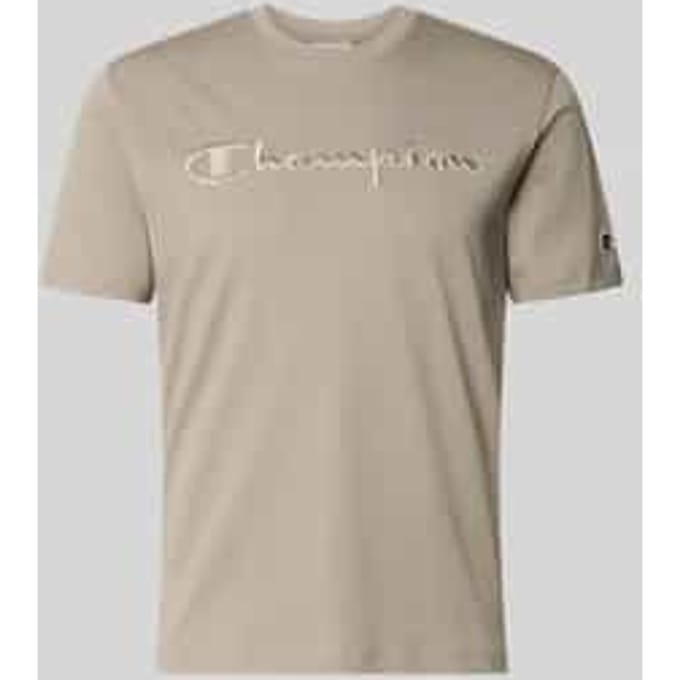 Champion T-shirt Heren SS Tee Beige - Maat M