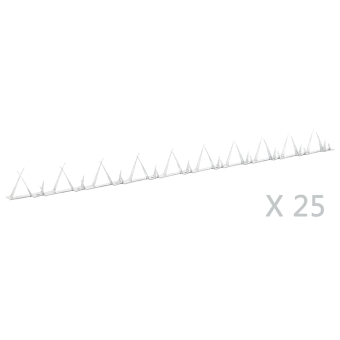 vidaXL - Muurspikes - 25 - st - 1 - m - staal