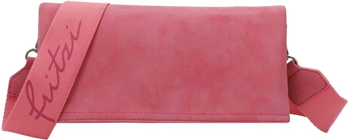 Fritzi aus Preußen schoudertas Vintage Ronja Cross Body Squeezy Pink roze