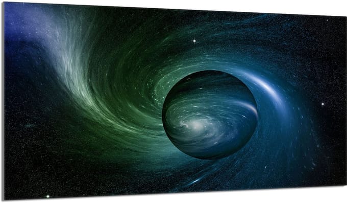 TMK ArtDeko - Snijplank - Kosmos - 90x52 cm - Glas