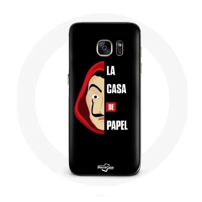 Samsung Galaxy S7 hoesje La casa de papel-logo en masker