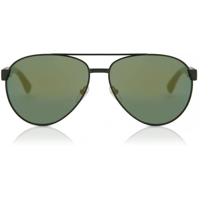 Lacoste Aviator unisex matgroene groene spiegel zonnebril