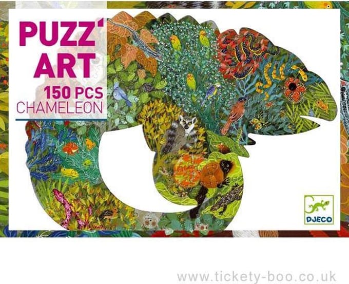 Djeco - Djeco Puzz'Art Puzzel Kameleon 150st