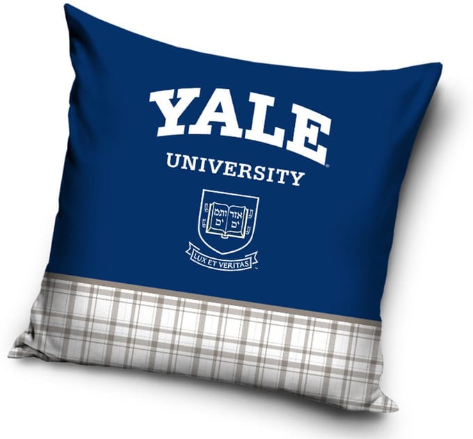 Sierkussen Yale University 40x40 cm (inclusief vulling)