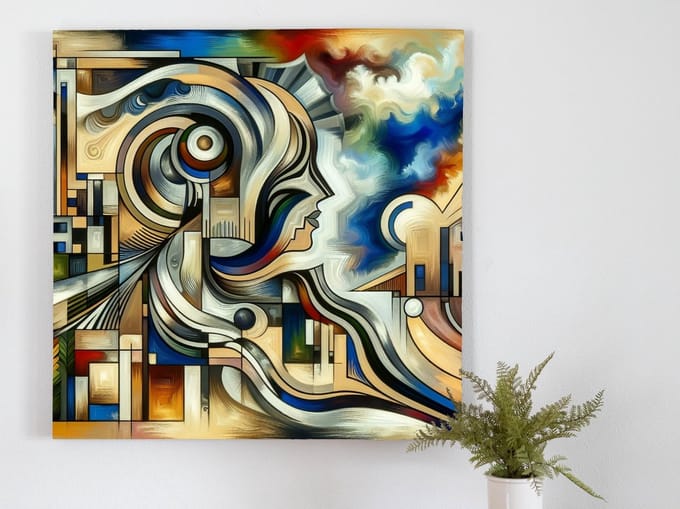 Kunstprint | Wanddecoratie | Dibond | 40 × 40 cm