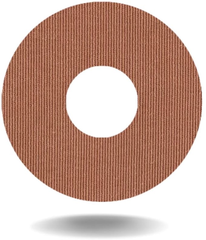 tinsulin - fixtape sensorpleister ringpleister voor Simplera sensor - Dexcom G7 - Freestyle Libre 2 - beige - set van 20 stuks