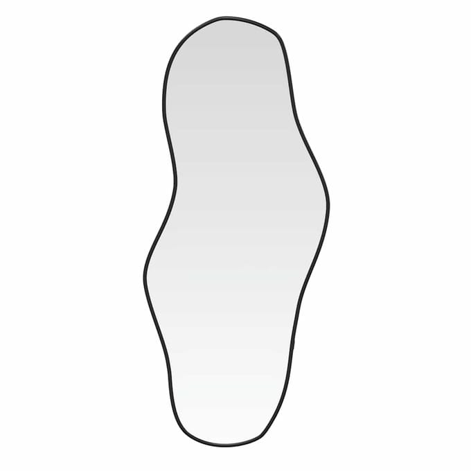 vidaXL - Wandspiegel - 70x30 - cm - zwart