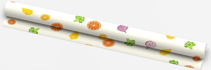 Bee's Wax - Bijenwas Rol Fruit & Vegetable - Biologisch Katoen - Wit