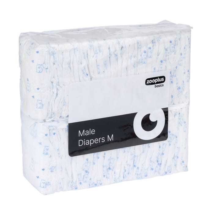 zooplus Basics hondenluiers maat M: 42 - 52 cm, 50 stuks hond