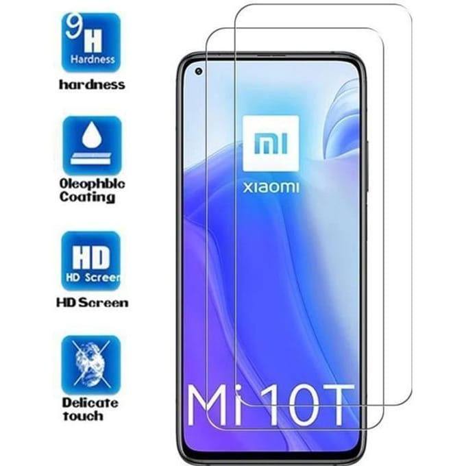 Schermbeschermer - Xiaomi - Mi 10T 5G - Gehard Glas - HD Transparant - 2 STUKS