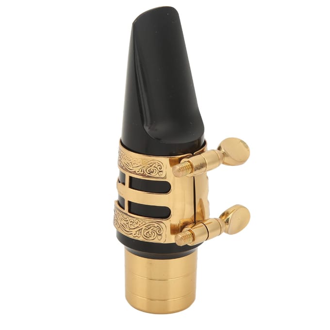 Altsaxofoon Mondstuk Kit met Kap Bindsel Metaal Messing Saxofoon Accessoires voor Professionals beige