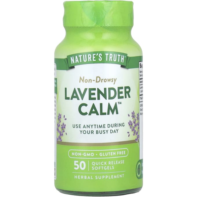 Nature's Truth, Lavender Calm™, 50 snel-vrijkomende softgels