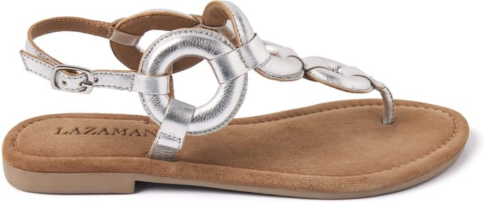 Lazamani Dames Sandalen 33.543 Silver Maat 37