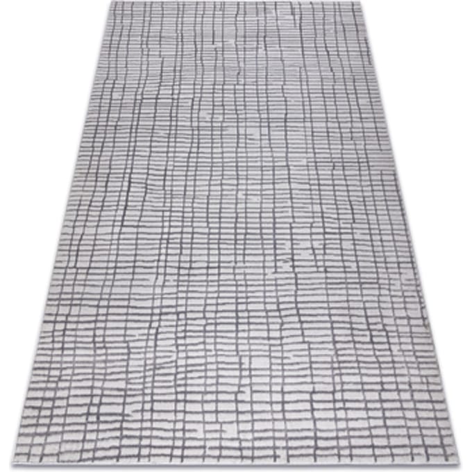 Kleden Rugsx Tapijt AURA J1852A grijs - Lijnen, structureel, 80x150 cm