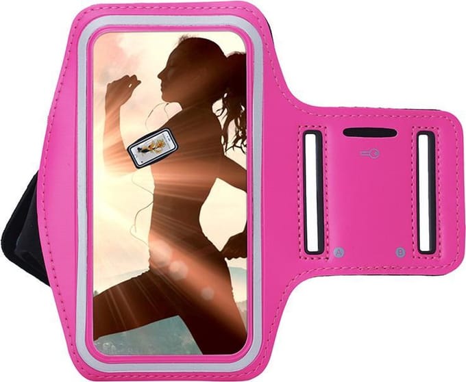 Sport Armband hoesje Geschikt voor iPhone 7 - Roze