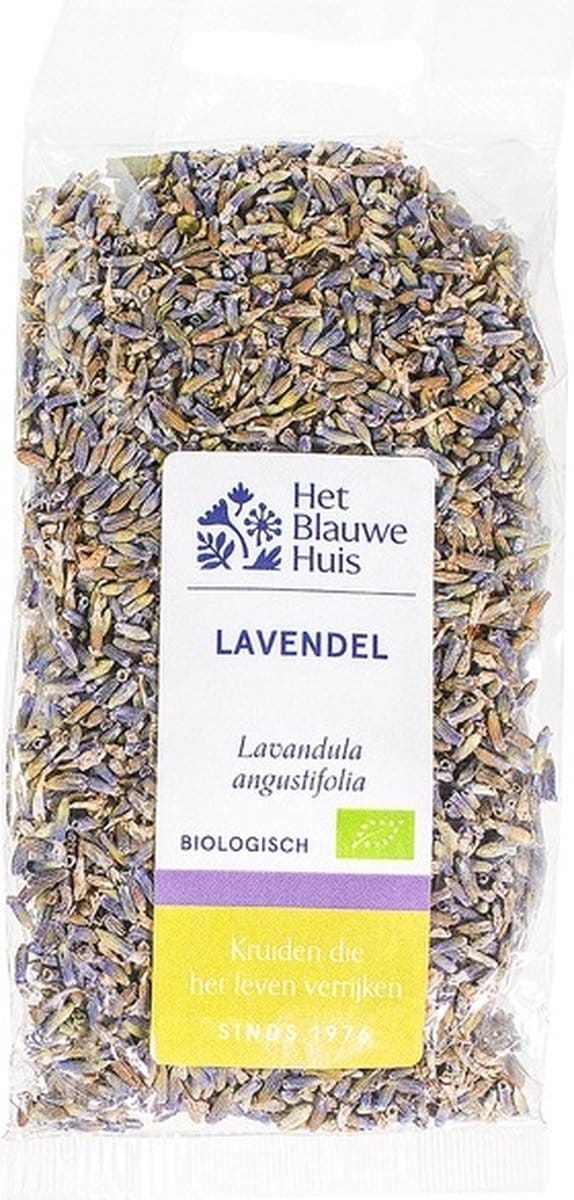Lavendel Gedroogd Losse Thee Biologisch Het Blauwe Huis 25 gram