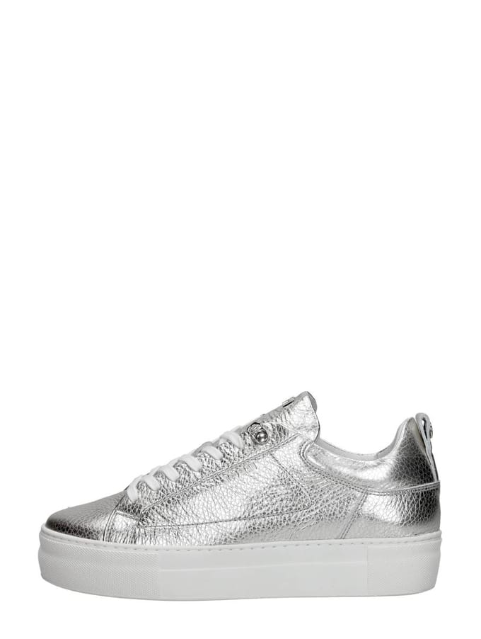 Red-Rag 74402 Sneakers - Leer - Dames - Zilver - Maat 41