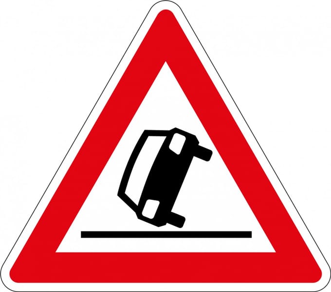 Ongeval sticker, J34 150 mm