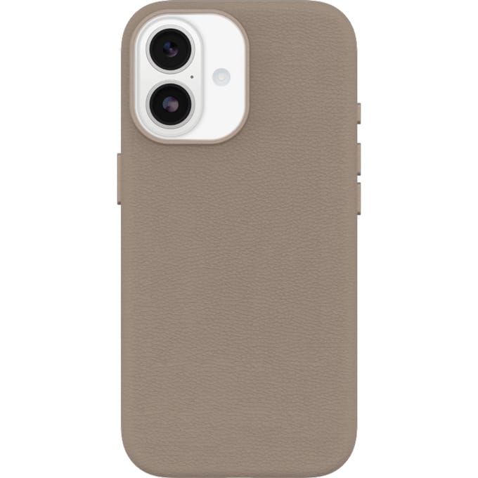 OtterBox Symmetry Cactus Leather Camera Control Apple iPhone 17 Cottonwood Glen - light grey