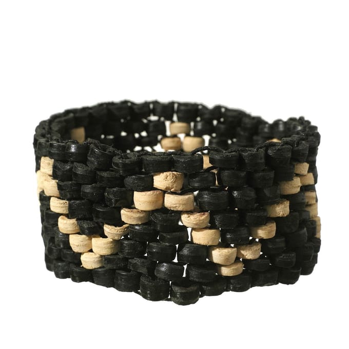 Nautic Reef - Armband – Zwart/Crème