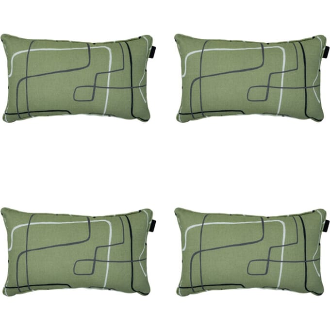 Madison - Sierkussen Joah sage - Ca. 30x50 cm - Set van 4