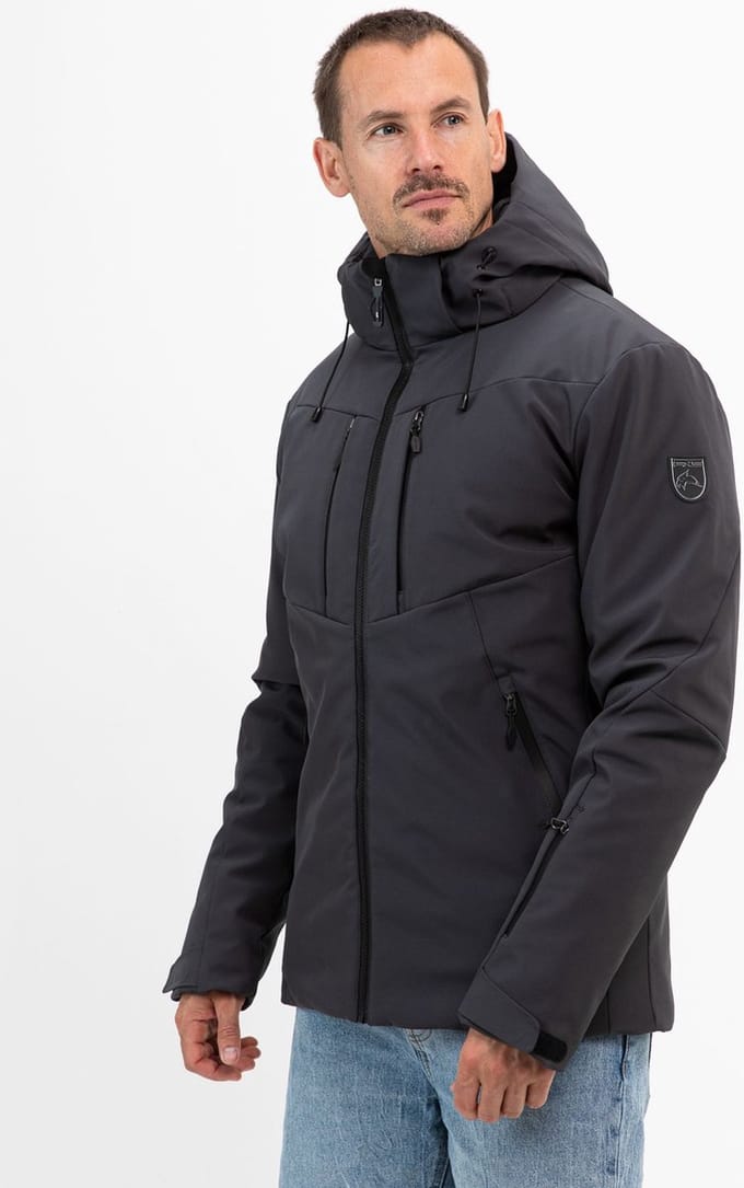 FALCON - boris - Ski jack heren - Zwart, wit