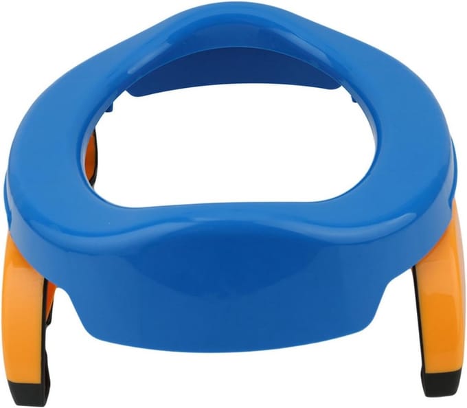 Opvouwbaar Potje - Draagbaar Toilet - Zindelijkheidstraining Kind - Snel Gemonteerd - 23.5 cm - Blauw