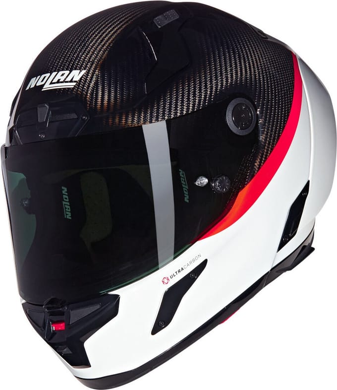 Nolan X-804 RS D.O.C. 346 Carbon Wit Glossy Integraalhelm - Helm