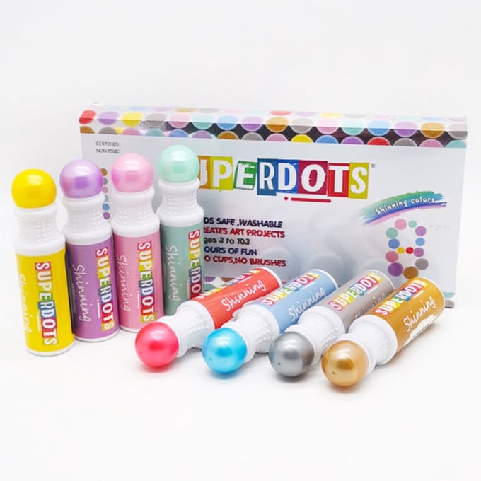 Bingodabber Superdots | Inhoud 60 ml | 8 stuks