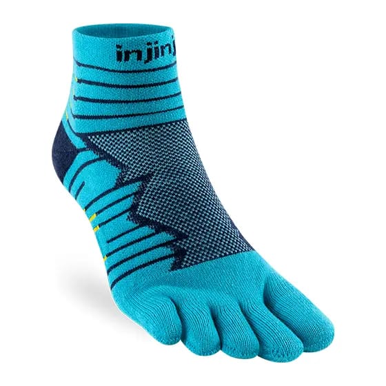 Injinji Teensokken Ultra Run Mini Crew Coolmax Unisex IS401130 60 Bleu S=37-40