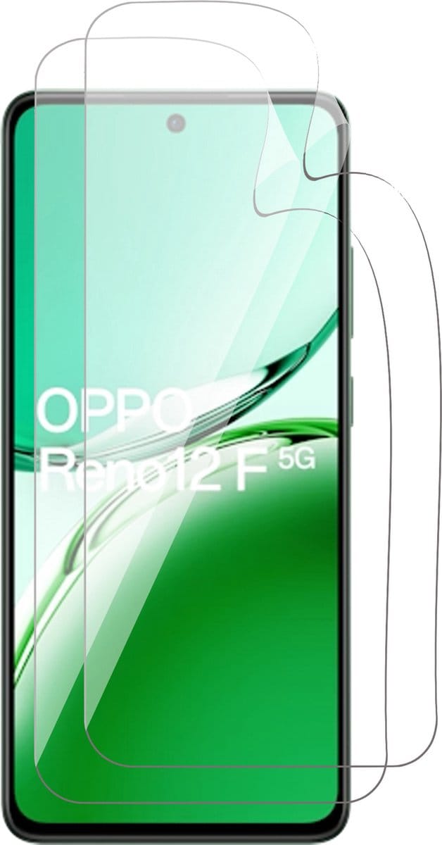 Screenprotector geschikt voor Oppo Reno 12F - 2x FlexGuard Screen Protector
