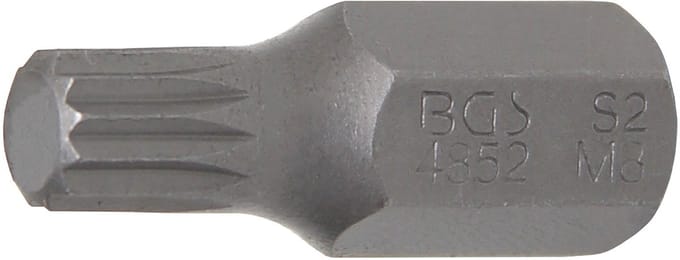 BGS bitaandrijving buitenzeskant 10 mm (3/8") binnentand mee...