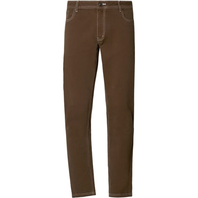 Jeans met lage taille OTTAR bruin