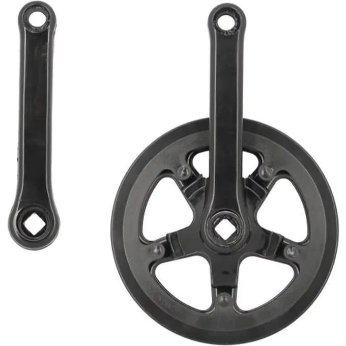 Enkelassig crankstel met dubbele flenskeuze Sélection CGN Cycle City 38D L152