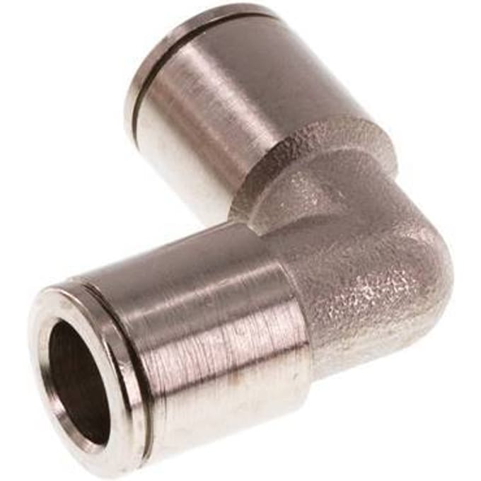 8mm 90 graden L-verbinding Messing Insteekfitting FKM [2 Stuks]